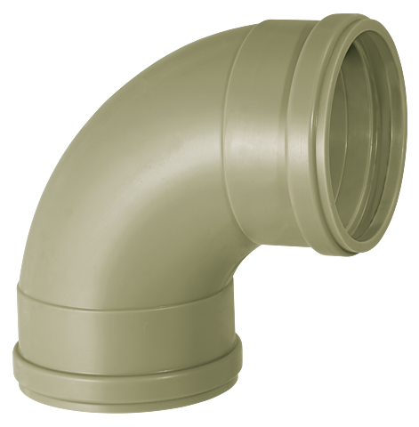 CURVA 90° CURTA PÉ COLUNA ESGOTO