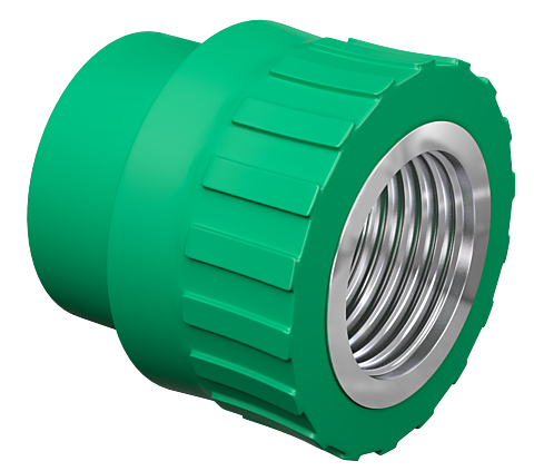 ADAPTADOR DE TRANSIÇÃO F/F COM INSERTO METÁLICO PPR