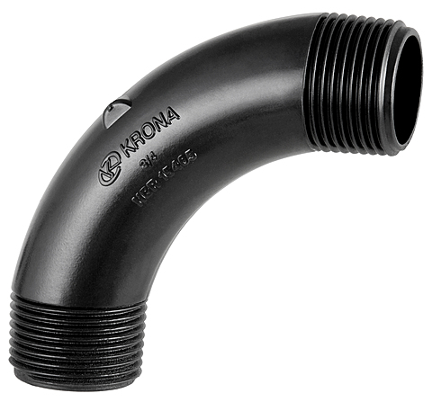 CURVA 90° CURTA PARA ELETRODUTO ROSCÁVEL 